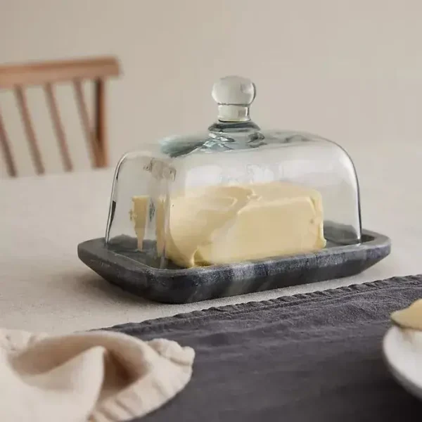Butter dish illustration