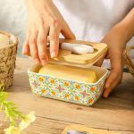 Butter Dish with Knife