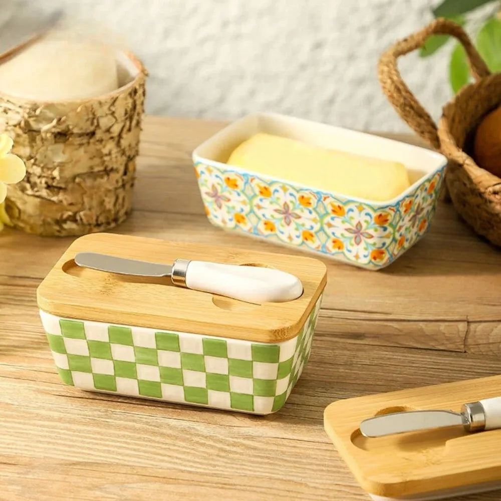 Butter Dish with Knife - Image 2