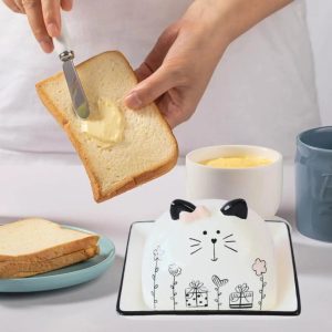 Cat Butter Dish