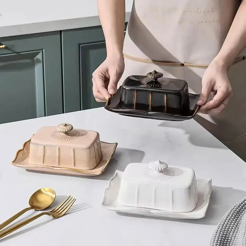 Cream Butter Dish - Image 4