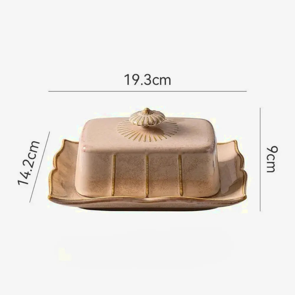Cream Butter Dish - Image 6