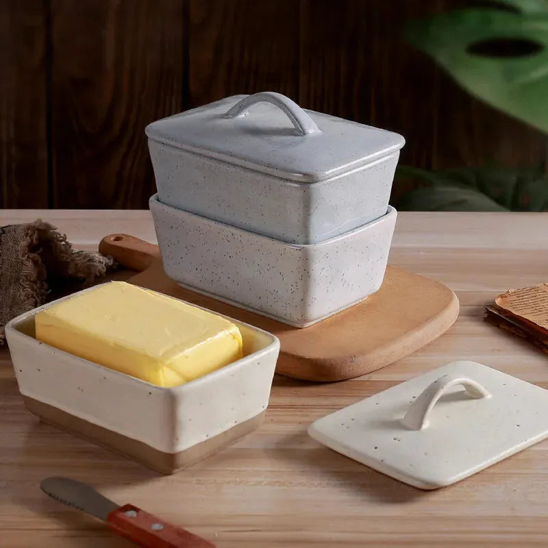 Stoneware Butter Dish - Image 3