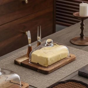 Wooden Butter Dish​